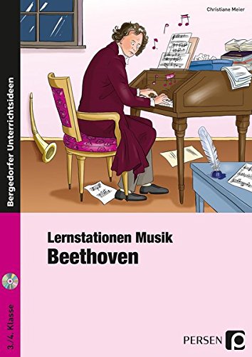 Bergedorfer® Unterrichtsideen   Lernstationen Musik Beethoven m 1 CD-ROM - Christiane Meier Gebunden