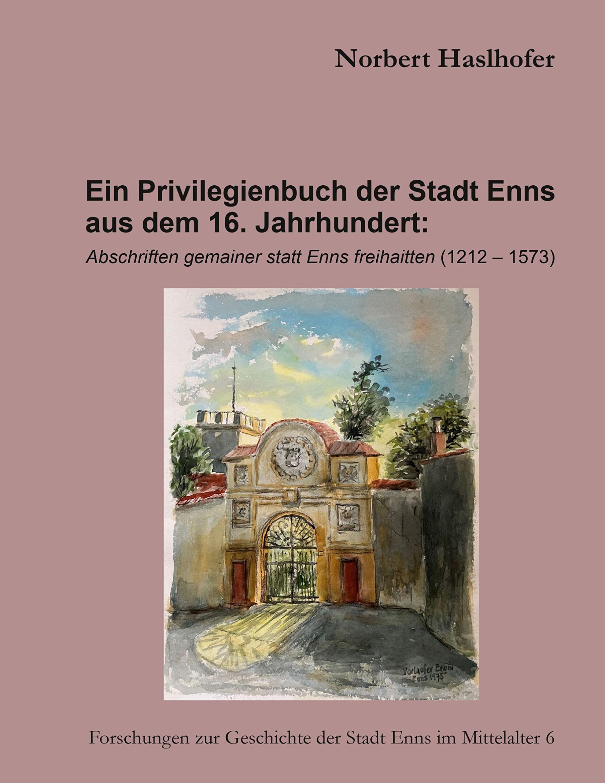 Ein Privilegienbuch der Stadt Enns aus dem 16. Jahrhundert:: Abschrifften gemainer statt Enns freihaiten. 1212-1573 (Forschungen zur Geschichte der Stadt Enns im Mittelalter)