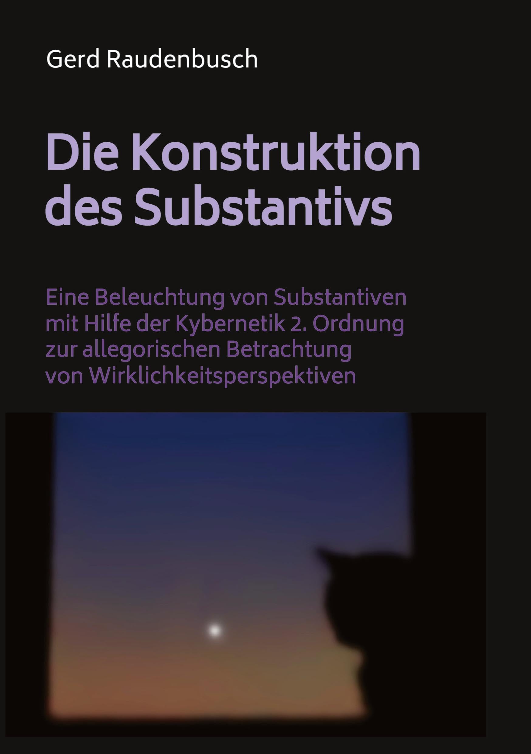 Die Konstruktion des Substantivs: Eine Beleuchtung von Substantiven mit Hilfe der Kybernetik zweiter Ordnung zur allegorischen Betrachtung von Wirklichkeitsperspektiven