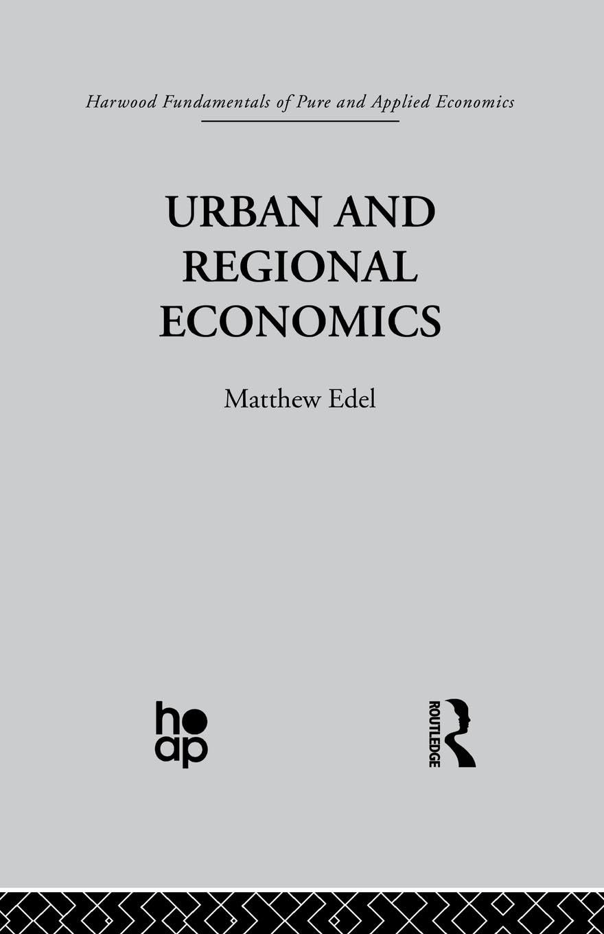Urban and Regional Economics: Marxist Perspectives