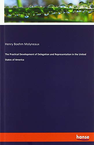 The Practical Development of Delegation and Representation in the United States of America