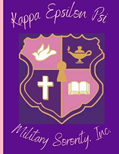 Κappa Epsilon Psi Military Sorority, Inc (ΚΕΨ) 8.5x11 Journal Book (Crest)