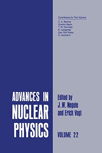 Advances in Nuclear Physics: Volume 22 (Advances in Nuclear Physics, 22, Band 22)