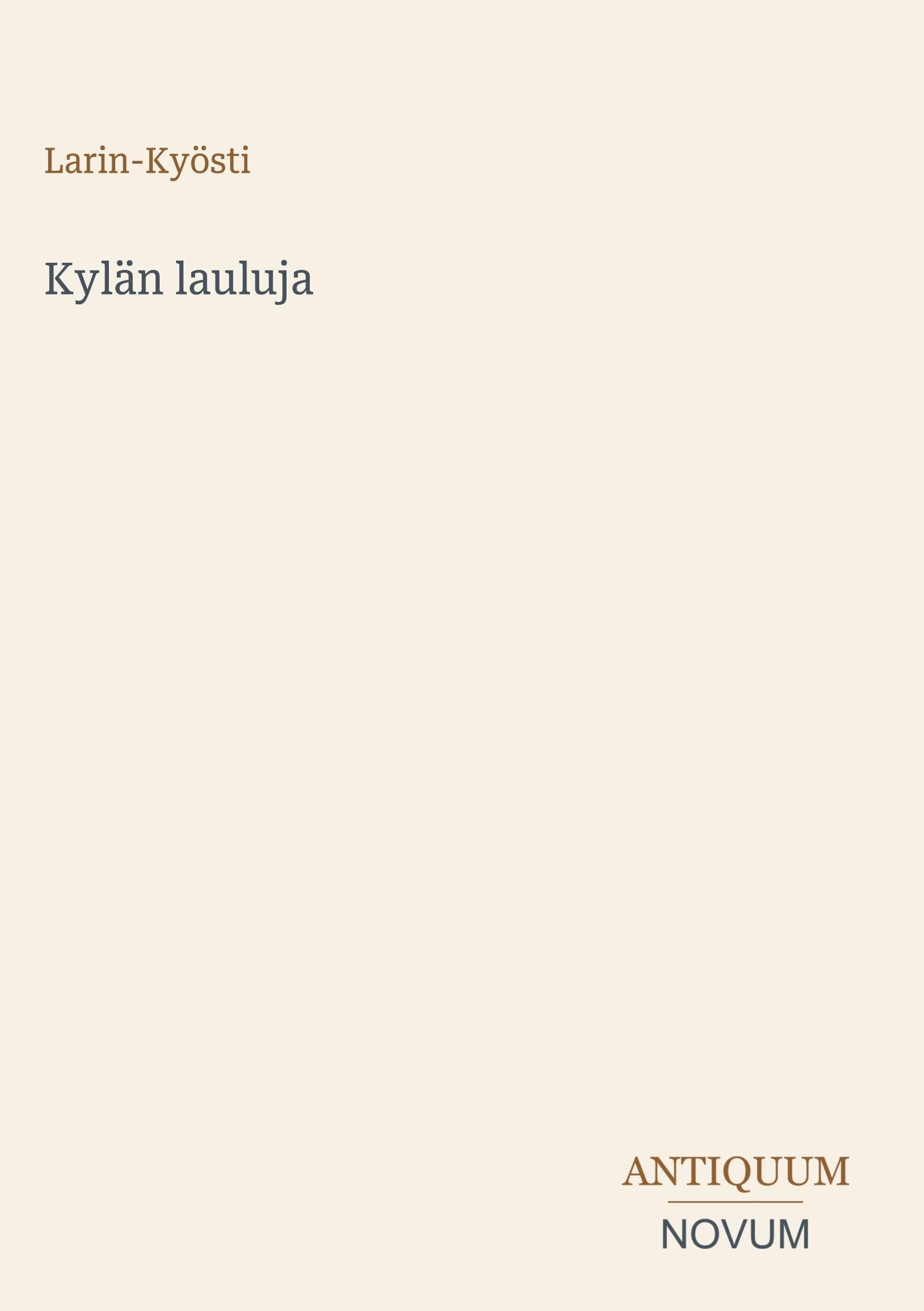 Kylän lauluja