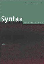 Syntax: A Minimalist Introduction