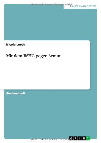 Mit dem BSHG gegen Armut