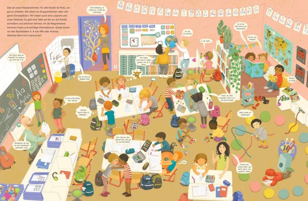 Komm, wir zeigen dir unsere Schule (Constanze von Kitzings Wimmelgeschichten 5)
