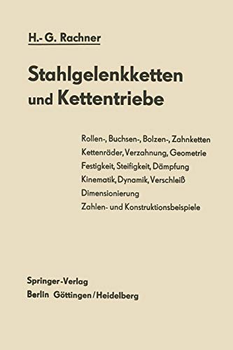 Stahlgelenkketten und Kettentriebe (Konstruktionsbücher, 20, Band 20)