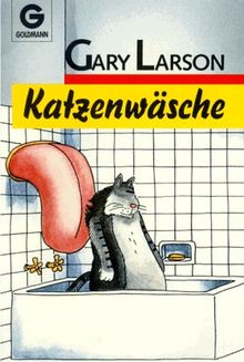 Katzenwäsche. ( Cartoon).