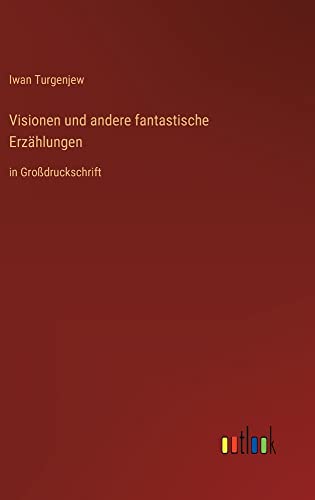 Visionen und andere fantastische Erzählungen: in Großdruckschrift