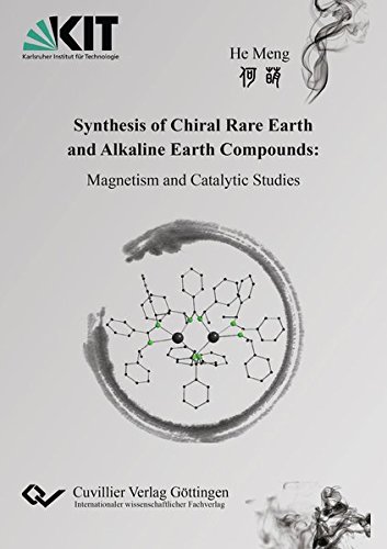 Synthesis of Chiral Rare Earth and Alkaline Earth Compounds: Magnetism and Catalytic Studies