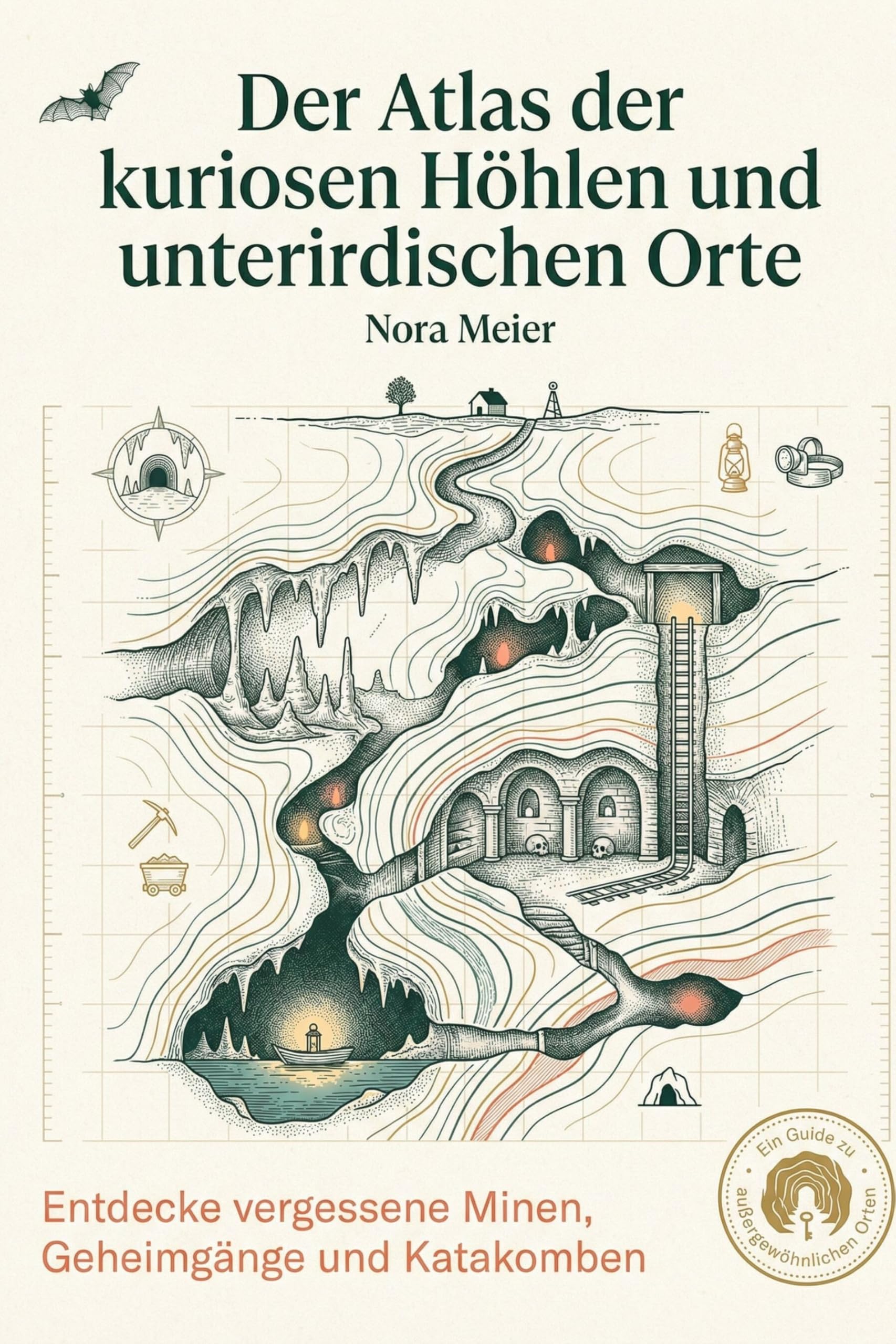 Der Atlas der kuriosen Höhlen und unterirdischen Orte: Entdecke vergessene Minen, Geheimgänge und Katakomben. Ein Führer für Urban Explorer und Höhlenforscher