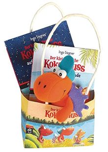 Der kleine Drache Kokosnuss - Geschenktüte: Set zwei Kokosnuss-Bücher und ein Filz-Drachen | Buch | Zustand akzeptabel