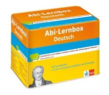 Abi-Lernbox Deutsch: Die 100 wichtigsten Aufgaben und Lösungen auf Lernkarten mit zusätzlichen Lernvideos online