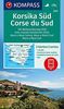 Korsika Süd, Corse du Sud, Weitwanderweg GR20: 3 Wanderkarten 1:50000 im Set inklusive Karte zur offline Verwendung in der KOMPASS-App. Fahrradfahren. (KOMPASS-Wanderkarten, Band 2251)