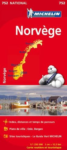 Carte Norvège Michelin