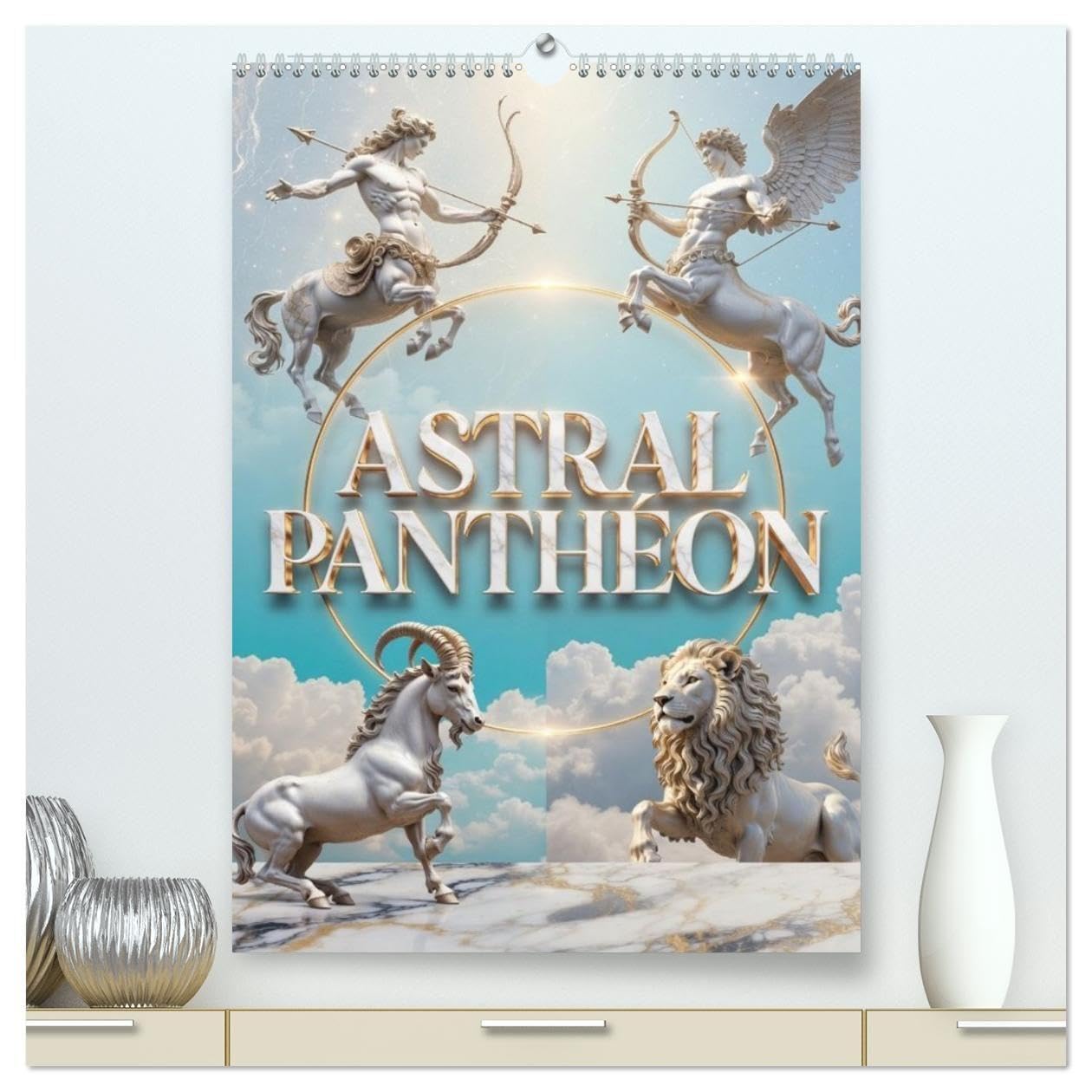Astral Pantheon (High Quality Premium Wall Calendar 2027 DIN A2 portrait),CALVENDO 12 Month Wall Calendar