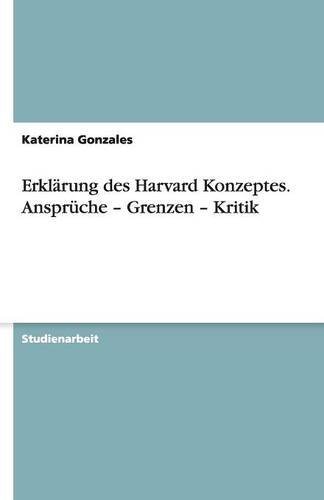 Erklärung des Harvard Konzeptes. Ansprüche – Grenzen – Kritik
