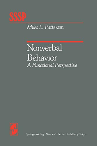 Nonverbal Behavior: A Functional Perspective (Springer Series in Social Psychology)