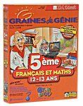 Jeu éducatif Graines De Génie 5ème (12-13 Ans) - Français Et Maths, Version PC Big Box, Bon état