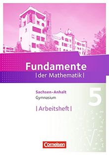 Fundamente der Mathematik - Gymnasium Sachsen-Anhalt: 5. Schuljahr - Arbeitsheft