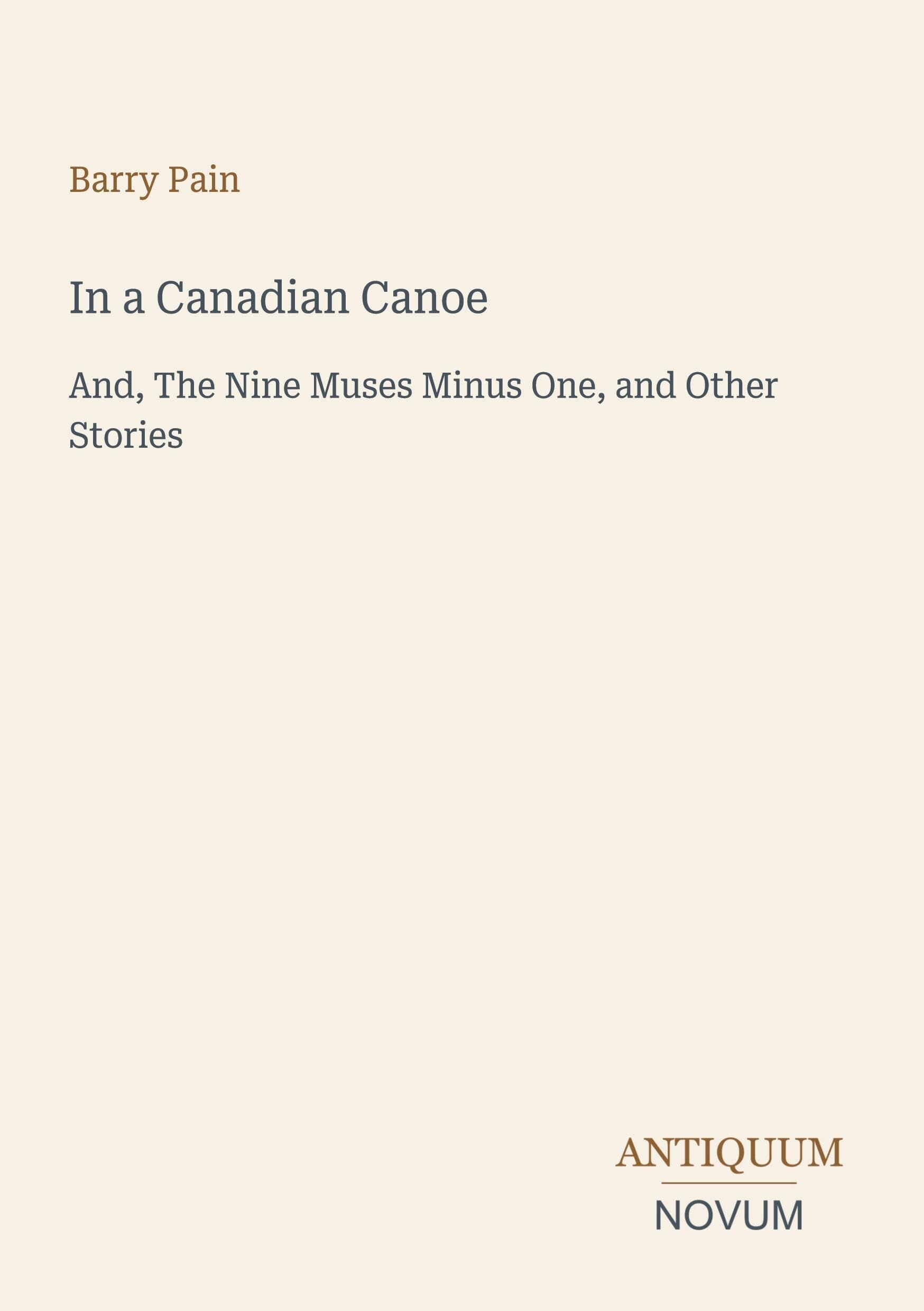 In a Canadian Canoe