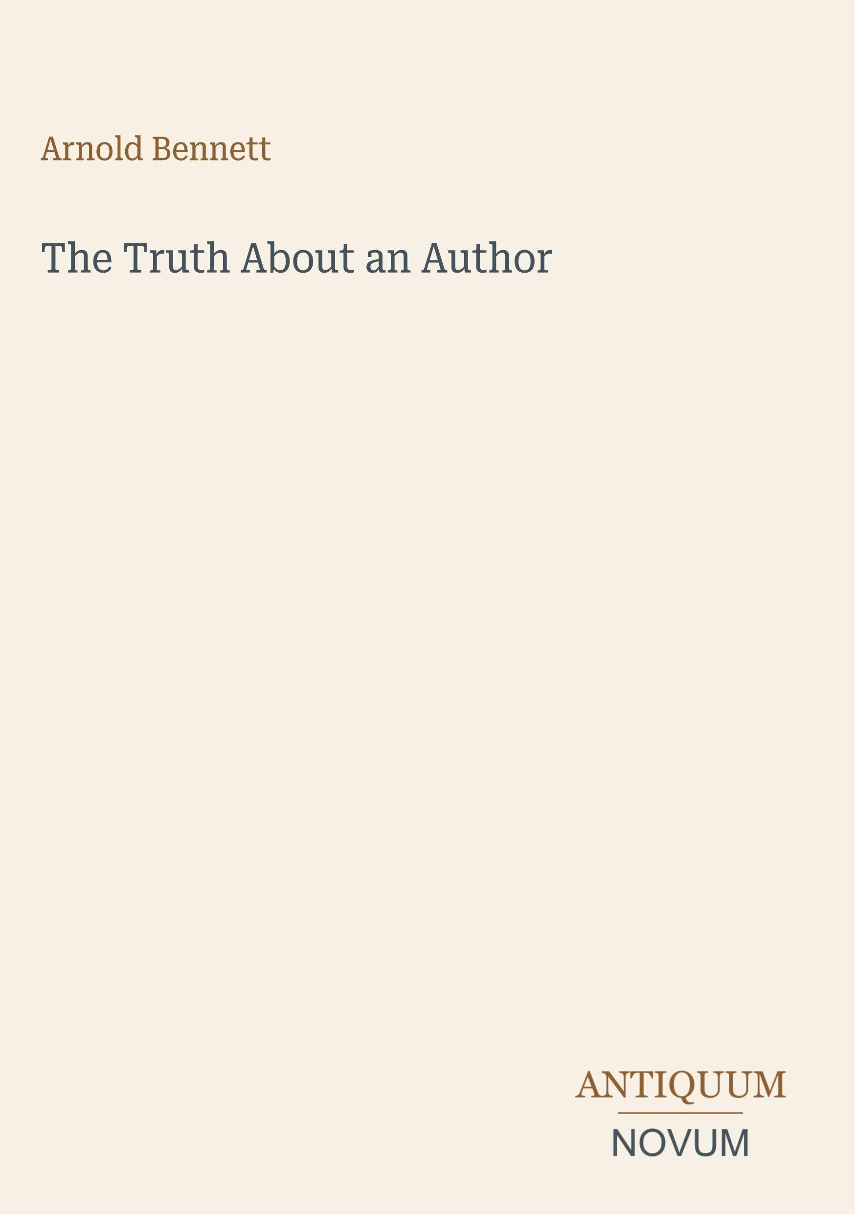 The Truth About an Author
