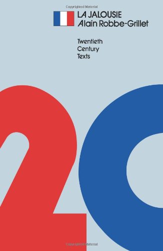 La Jalousie (Twentieth Century French Texts)