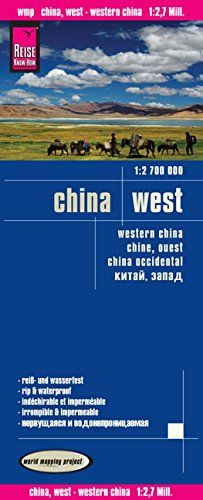 Reise Know-How Landkarte China, West (1:2.700.000): world mapping project