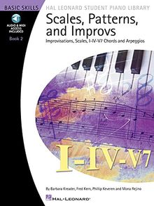 Hal Leonard Student Piano Library Scales Patterns & Improvs Bk 2 Bk/Cd