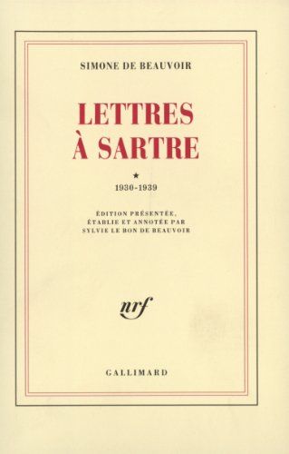 Lettres A Sartre, 1930-39 (blanche)