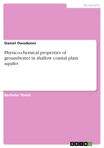 Physico-chemical properties of groundwater in shallow coastal plain aquifer