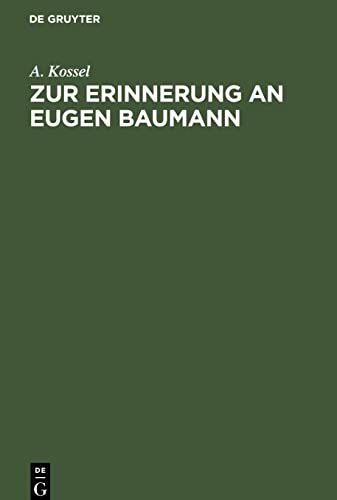 Zur Erinnerung an Eugen Baumann
