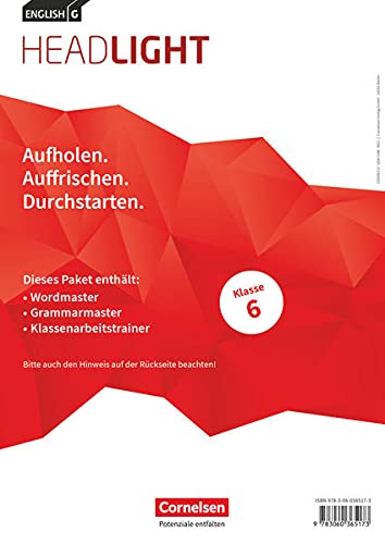 English G Headlight - Allgemeine Ausgabe - Band 2: 6. Schuljahr: Arbeitshefte Wordmaster, Grammarmaster und Klassenarbeitstrainer - Im Paket