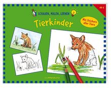 Schauen, Malen, Lernen: Tierkinder