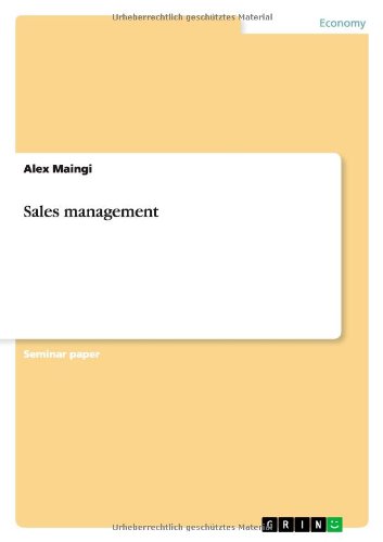 Sales management