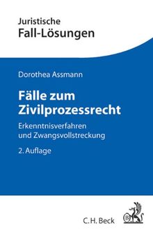 Fälle zum Zivilprozessrecht: Erkenntnisverfahren und Zwangsvollstreckung