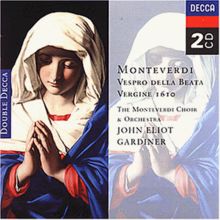 Monteverdi: Vespers [Vespro della Beata Vergine 1610] /Monteverdi Choir & Orchestra · Gardiner by Giovanni Bassano  | CD | condition very good