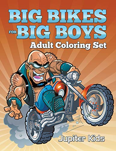 Jupiter Kids Big Bikes For Big Boys, Adult Coloring Set