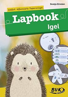 Lapbook Igel: zweifach differenzierte Kopiervorlagen