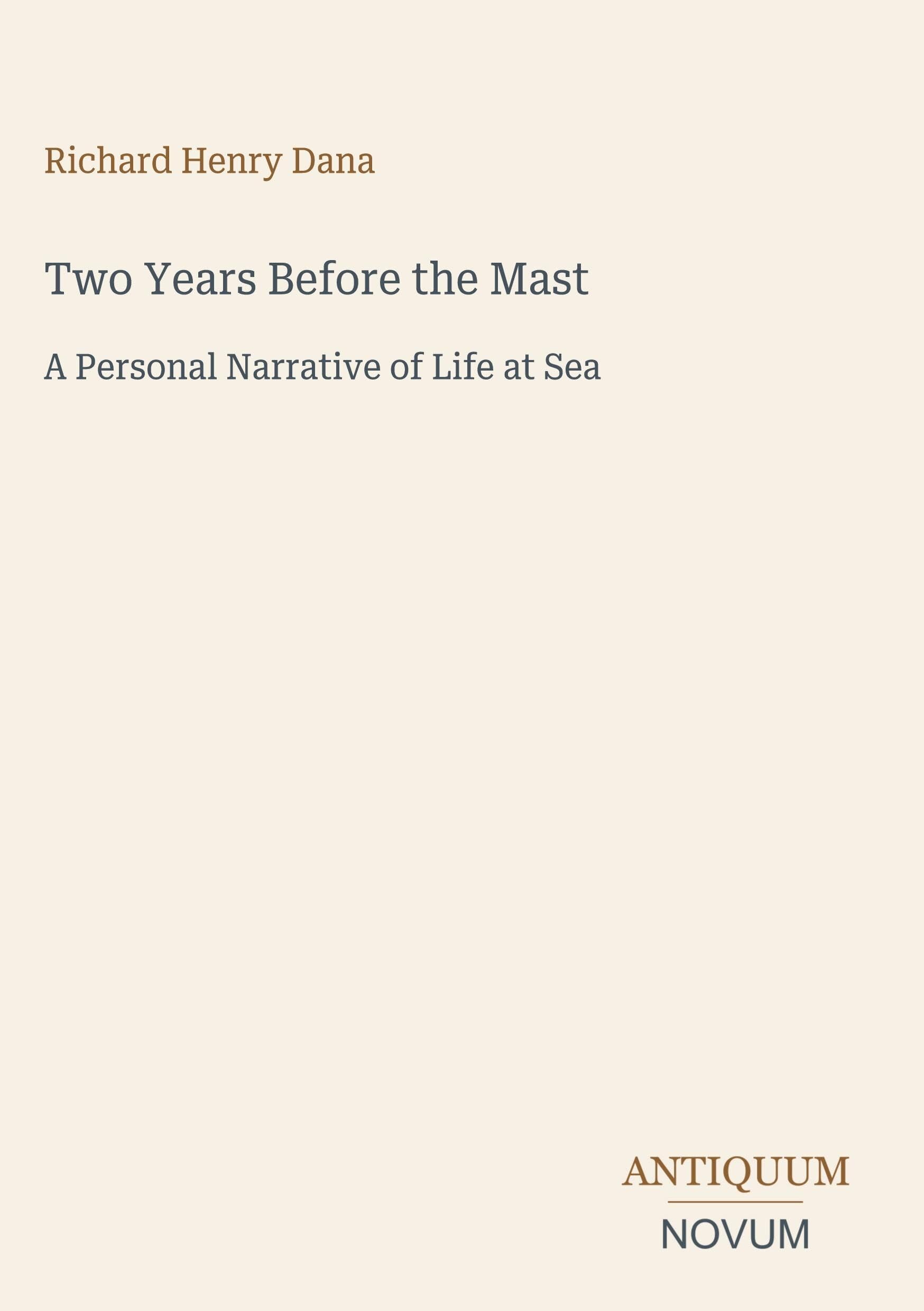 Two Years Before the Mast