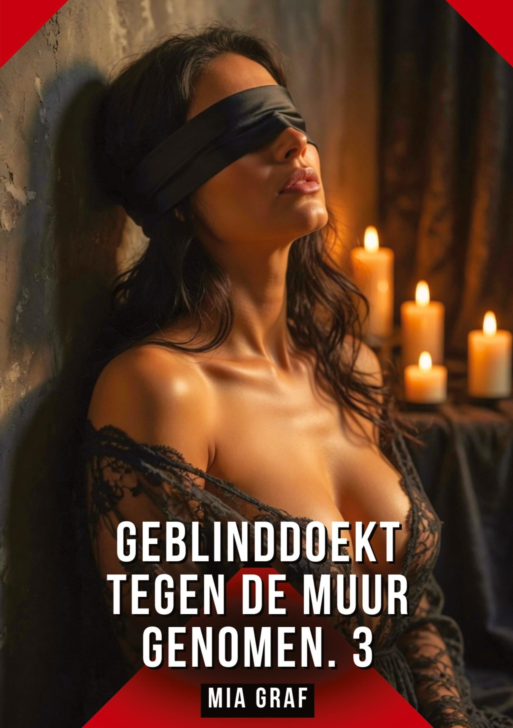 Geblinddoekt tegen de muur genomen. 3