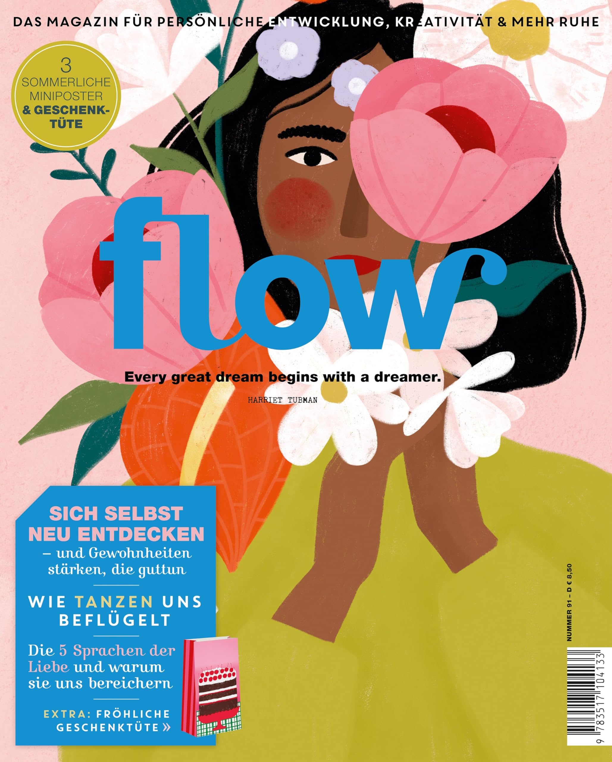 Flow Nummer 91 (5/2025): Das Magazin für persönliche Entwicklung, Kreativität & mehr Ruhe