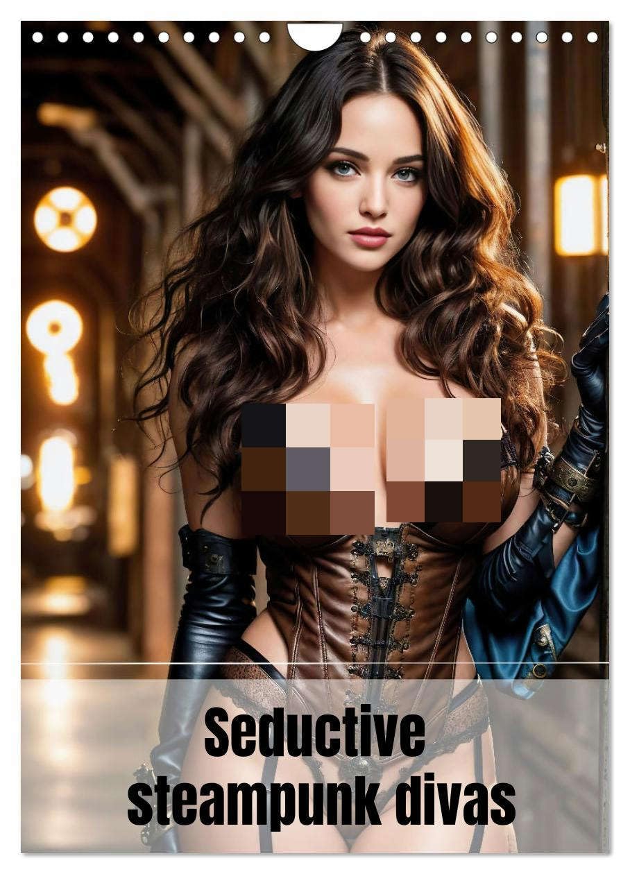 Seductive steampunk divas (Wall Calendar 2026 DIN A4 portrait), CALVENDO 12 Month Wall Calendar: Steampunk sirens of the year