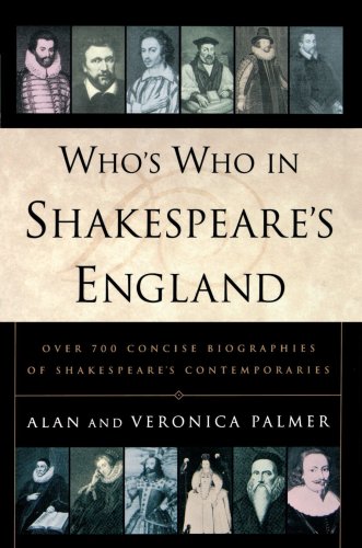 Alan Palmer Who's Who In Shakespeare's England