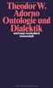 Ontologie und Dialektik: (1960/61) (suhrkamp taschenbuch wissenschaft)