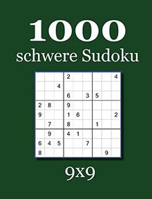 1000 schwere Sudoku 9x9
