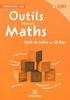 Outils pour les maths, CM1, programmes 2008 : guide du maître avec CD-ROM