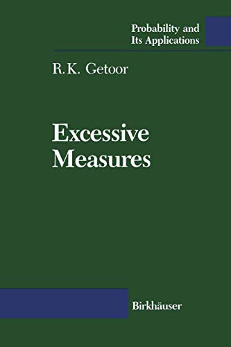 Excessive Measures (Probability and Its Applications)
