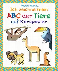 Ich zeichne mein ABC der Tiere auf Karopapier. Einfach zeichnen und Buchstaben lernen. Eine ungewöhnliche Zeichenschule mit Erfolgserlebnis-Garantie! ... pro Buchstabe. Groß- und Kleinschreibung.